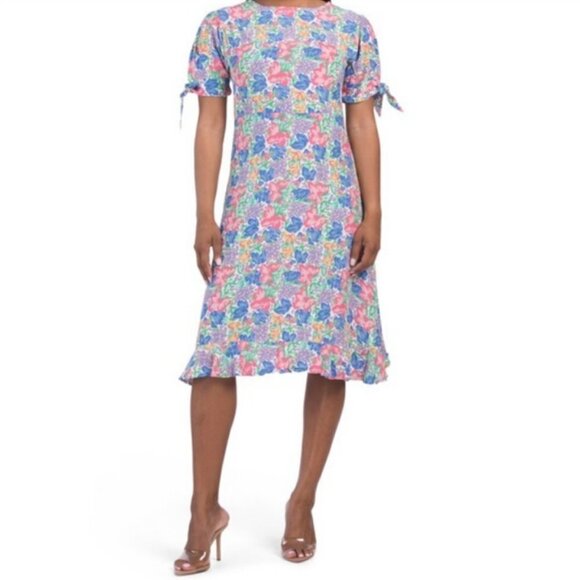 Faithfull the Brand Emilia Midi Dress Demima Floral Print - Picture 1 of 11